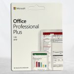 Microsoft Office 2019 Key Card packaging for Windows
