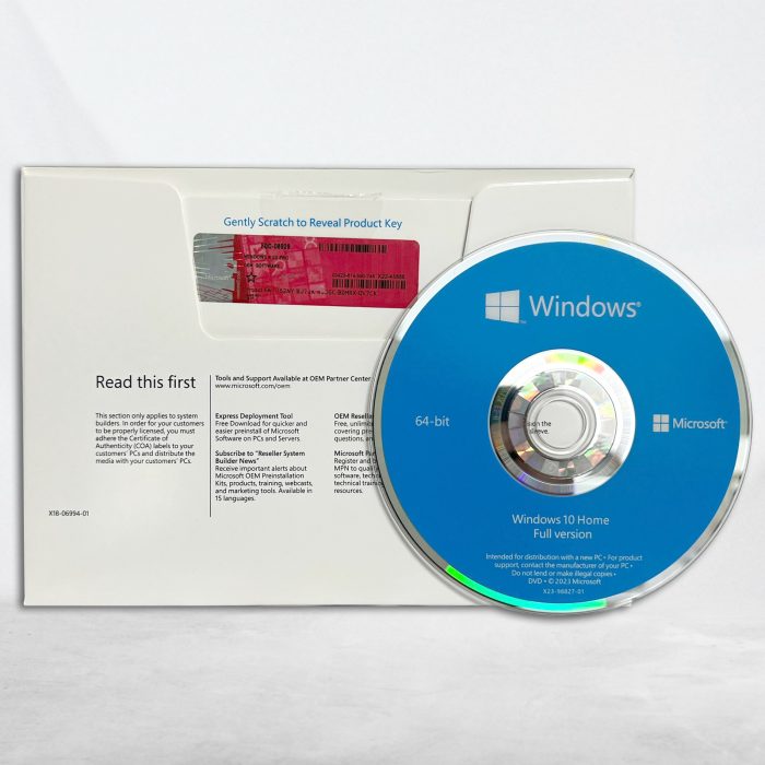 Windows 10 Home DVD Pack – Lifetime License UK Delivery - Image 2