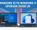 Windows 10 to Windows 11 upgrade guide UK comparison illustration