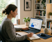 User fixing Microsoft Office activation error on laptop in home office